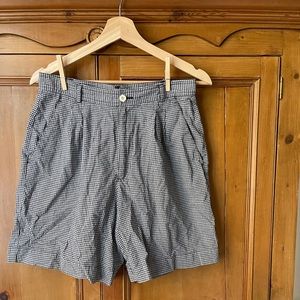 Liz Claiborne Womens Petite Size 10 Gingham Shorts